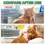 Flea & Tick Support for Cats – Natural Herbal Drops with Multivitamin – Fleas and Ticks Comfort Formula for Cat All Breeds & Ages – Bacon Flavor