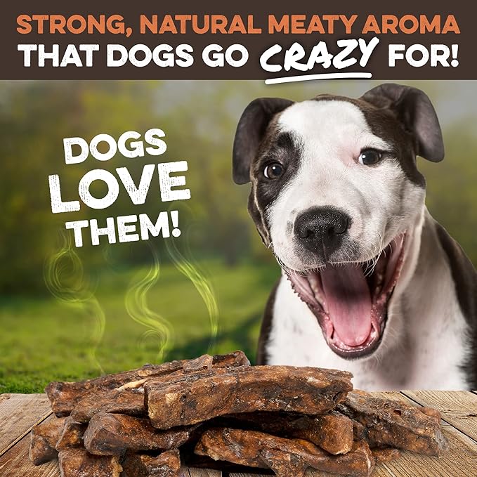 BRUTUS & BARNABY Dehydrated Lung Dog & Cat Treats, 10oz – USA Organ Meat Stick (Beef & Turkey Lung, Liver), High Protein Pet Snack