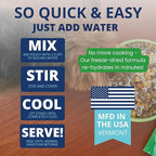 Under the Weather Bland Diet for Dogs | Easy to Digest for Sick Dogs |Always Be Ready| Contains Electrolytes - Natural Freeze Dried 100% Human Grade Meats| 1 Pack- Rice, Hamburger & Sweet Potato - 6oz