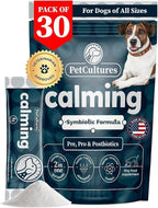 Calming Synbiotic Formula - with L-Theanine, L-Tryptophan, Probiotics, and B-Vitamins in 30 Packs