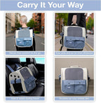 Cat Backpack Carrier Airline Approved – Breathable Pet Carrier Backpack for Small Dogs, Cats, Puppies, Rabbits – Travel Dog Backpack with Ventilated Design for Hiking, Outdoor, Car Trips