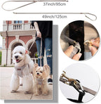 Puppytie No Pull Small Dog Harness with Multifunction Dog Leash,Lightweight Soft Adjustable No Choke Escape Proof Pet Harness Vest Pet Harness Vest,Smoke Grey,S