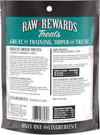 Northwest Naturals Raw Rewards Freeze-Dried Chicken Liver Treats for Dogs and Cats - Bite-Sized Pieces - Healthy, 1 Ingredient, Human Grade Pet Food, All Natural, Proudly Made in USA, 3 Oz (Pack of 1)