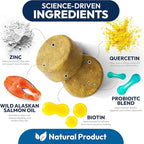 Omega 3 Fish Oil for Dogs - 170 Chews - Omega 3 for Dogs Itchy Skin & Allergy Relief - Skin & Coat Supplement - EPA & DHA Fatty Acids - Dog Anti Shedding & Hot Spot Treatment - Salmon Oil