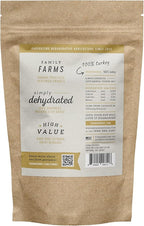 Farm Hounds - Turkey Jerky - Premium Natural Jerky for Dogs - 100% Humanely Raised Turkey - Break-to-Size - Great for Training & Treats - No Added Fillers - Made in USA - 1 Pack