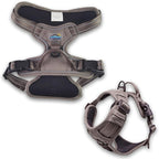 Doggie Design Venture Paw No Pull Dog Harness - Simple Adjustable Puppy Harness - Anti Pull Dog Collar for Walks and Outdoor Adventures - Dried Sage, L