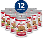 Hill's Science Diet Adult 1-6, Adult 1-6 Premium Nutrition, Wet Dog Food, Salmon & Barley Loaf, 13 oz Can, Case of 12