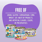 Weruva B.F.F. OMG - Best Feline Friend Oh My Gravy! Grain-Free Wet Cat Food Cans, QT Patootie! Chicken & Turkey, 2.8 oz Can (Pack of 12)