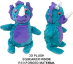 Jalousie Multipack Dog Squeaky Toys Strong Almost Indestructible, with Added Liner for Longer Play Dog Chew Toys (Medium Breeds - 5 Pack Dotted)