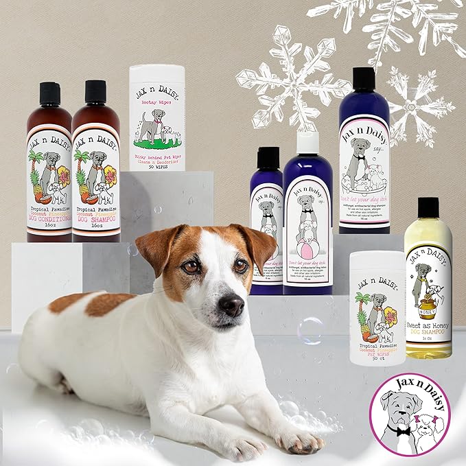 Itch Relief Shampoo and Lotion Dog Shampoo Sensitive Skin Itch Relief for Dogs and Dog Lotion Relieve Itching with Our Anti 2 Bottles 1 8oz 1 16oz