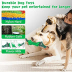 Dog Chew Toys for Aggressive Chewers -Tough Dog Toy to Reduce Pet Anxiety and Boredom for Small, Medium, Large Breed