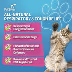 PetSilver Immune Support - Promotes Respiratory Health in Cats & Dogs, Sinus & Kennel Cough Treatment, Natural Antibiotic, Allergy Relief, Chelated Silver Formula, Easy-to-Use Dropper, USA - 2 fl oz