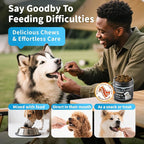 Calming Chews for Dogs – Calming Treats for Anxiety, Stress, Separation, Travel&Thunder, Relaxation & Focus Support with L-Theanine, Valerian Root, Chamomile & Ashwagandha, Bacon Flavor, 60Ct