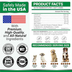 Dog Allergy Relief Chews - Dog Itching Skin Relief Treatment Pills - 170 Treats - Anti-Itch Chewables - Itchy and Paw Licking - Hot Spots - Omega 3 Fish Oil - Dry Skin & Coat Supplement