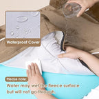 EHEYCIGA Orthopedic Dog Beds for Large Dogs, Waterproof Memory Foam Large Pet Bed with Sides, Non-Slip Bottom and Egg-Crate Foam Dog Couch Bed with Washable Removable Cover, Beige