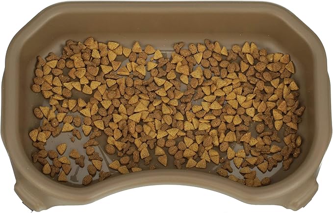 Neater Pet Brands Large Capacity Cat Bowls, Water Bowl for Cats, Reptiles, Chickens, Birds, & Small Animals, Cat Food Bowl (6 Cups), Indoor or Outdoor Water Trough & Feeder, Champagne