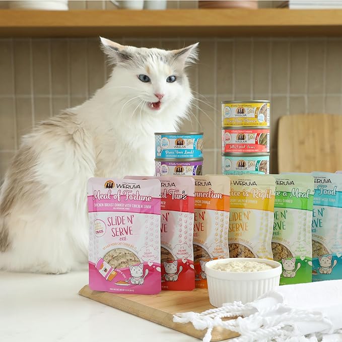 Weruva Classic Cat Paté, Press Your Dinner with Chicken, 5.5oz Can (Pack of 8)