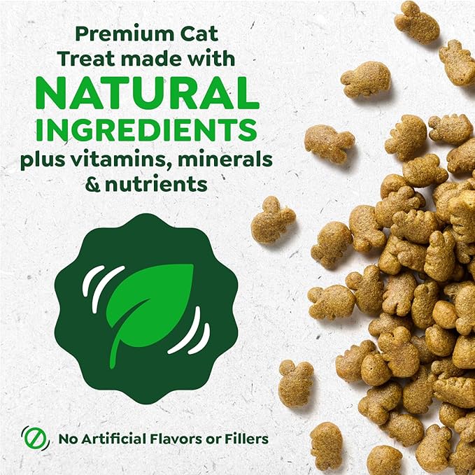 Greenies Feline Veterinarian-Recommended Adult Natural Dental Cat Treats, Catnip Flavor, 21 oz. Tub