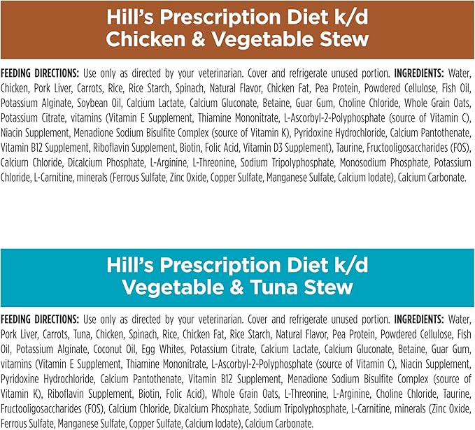 Hill's Prescription Diet k/d Kidney Care Starter Kit Variety Pack Cat Food, 5.25 oz. Dry Food (2), 5.5 oz. Can (2), 2.9 oz. Can (4)