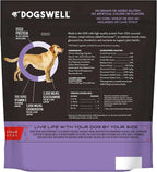 DOGSWELL Hip & Joint Dog Treats 100% Meaty, Grain Free, Glucosamine Chondroitin & Omega 3, Chicken Soft Strips 20 oz