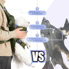 YUDODO Front Pet Carrier Backpack for Small Dogs and Cats, Secure and Breathable Mesh, Ergonomic Support, Adjustable for Walking, Hiking, or Travel (Army Green M)