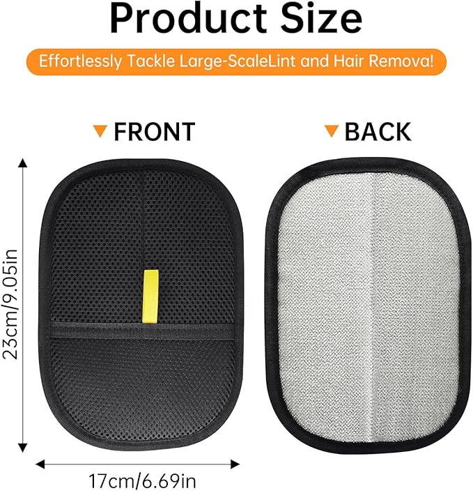 1 Pcs Pet Hair Removal Gloves Brush, Reusable Cat Dog Electrostatic Hair Remover Grooming Glove Tool