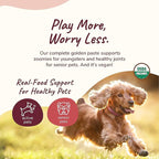 kin+kind Hip and Joint Supplement for Dogs & Cats – Vet Formulated Natural Joint Support with Organic Turmeric, Black Pepper & Coconut – Dog Essentials & Cat Essentials – Made in USA – 3x8 oz (Large)