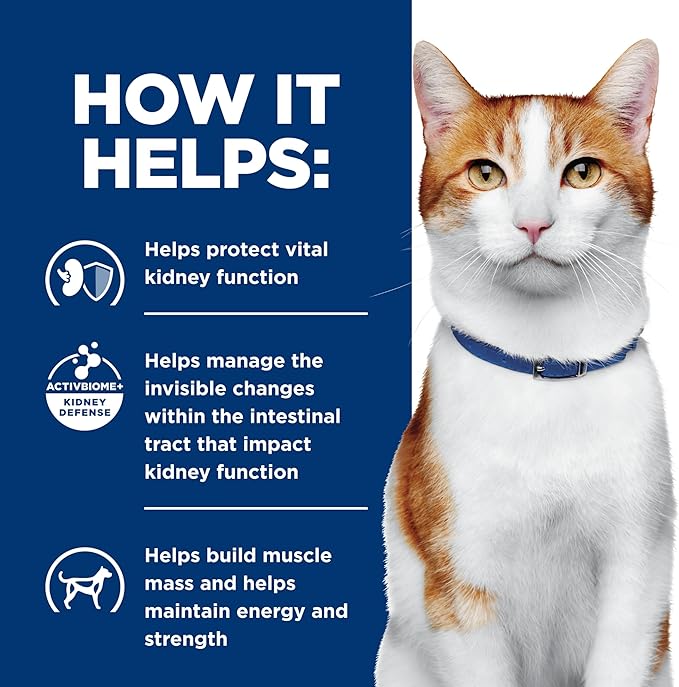 Hill's Prescription Diet k/d Kidney Care Chicken & Vegetable Stew Wet Cat Food, Veterinary Diet, 2.9 oz. Cans, 24-Pack