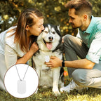 100 Pcs Personalized Dog Tags Set Including 50 Pcs Aluminum Blank Dog Tags for Engraving 50 Ball Steel Chain Rectangle Metal Blank Stamping Label for DIY Craft(Silver)