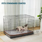 Memory Foam Large Dog Bed - 4” Thick Orthopedic Beds for Large Dogs - Waterproof Dog Bed with Removable Washable Cover & Wrap-Around Zipper - Ultimate Comfort and Easy Maintenance