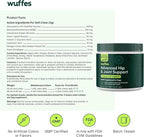 Wuffes Advanced Dog Hip and Joint Supplement with Glucosamine, Chondroitin, Omega 3, MSM, and Green Lipped Mussel, (Pack of 2, Small & Large Breed)