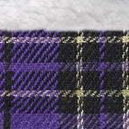 GAMUDA Small Dog Harness Collar and Leash Set, Step in No Chock No Pull Soft Mesh Adjustable Dog Vest Harnesses Plaid Reflective for Dogs Puppy Cats Kitten Rabbit (Warm Purple, L)