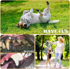 3-Layered Stuffed Dog Toys for Medium Large Dogs, Large Plush Squeaky Dog Toys to Keep Them Busy for Small Medium Large Breed, Cute Animals Puppy Teething Chew Toys - Elephant L