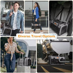 PETUX Pet Carrier Airline Approved, 17"x11"x9.5" Cat Carrier Soft with Anti-Scratch Mesh for Small Cats up to 12 lb, Top Open Portable Dog Carriers with Little Box for Puppy up to 10 lb (Grey)