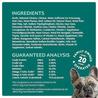Optimeal Wet Dog Food Pouches - Puppy Grain Free Chicken & Beef Recipe, High Protein, Tender Morsels in Savory Sauce, Made with Natural Ingredients for Puppies, Premium Nutrition - 3 oz, Pack of 12