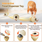 Dog Treat Dispenser Toy Interactive, Frozen Treat Toy Reduces Anxiety, Chew Toys for Aggressive Chewers, Birthday Enrichment Toy, Dog Treat Toys to Keep Them Busy for All Breeds