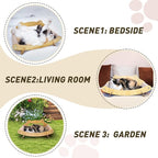 Extra Large Cat Scratcher Bed Lounge for Indoor Cats – Sisal Giant Curved Scratch Pad, Cat Lounger Couch Chair, Kitty Scratching Post and Hammock, Feline Furniture, Play Board for Kittens (X-Large)