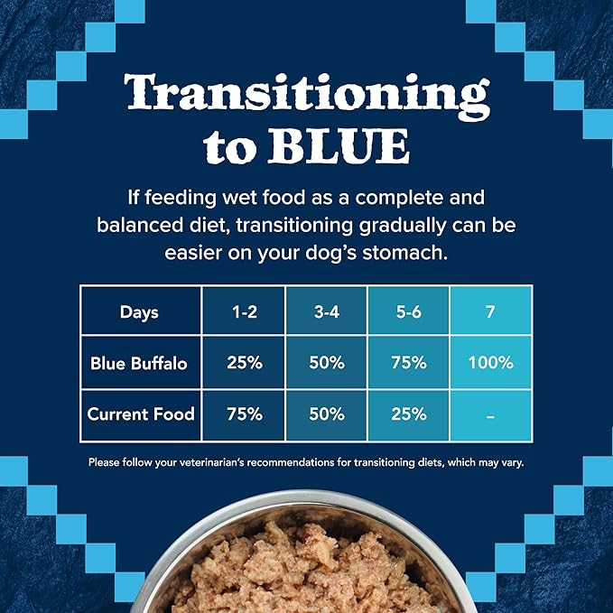 Blue Buffalo Wilderness High-Protein & Grain-Free Wet Cat Food Paté for Adult Cats 7+, Made with Natural Ingredients, Chicken Recipe, 3-oz. Cans (24 Count)