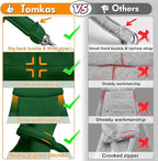 Tomkas Small Dog Sling Carrier - Classic Pocket & Classic Strap - for 3-10 lbs Pets(Emerald Green)