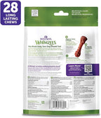 WHIMZEES Wellness Daily Brushzees Dog Dental Treats, Natural Chews, Extra Small Size Stick, (28 Count)
