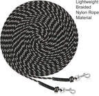 Rypet Reflective Cat Long Leash - 15 FT Escape Proof Walking Leads Yard Long Lead Durable Safe Personalized Extender Leash Traning Play Outdoor for Kitten, Puppy, Rabbit and Small Animals