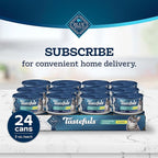 Blue Buffalo Tastefuls Flaked Wet Cat Food, Made with Natural Ingredients, Tuna, 3-oz Cans (24 Count)