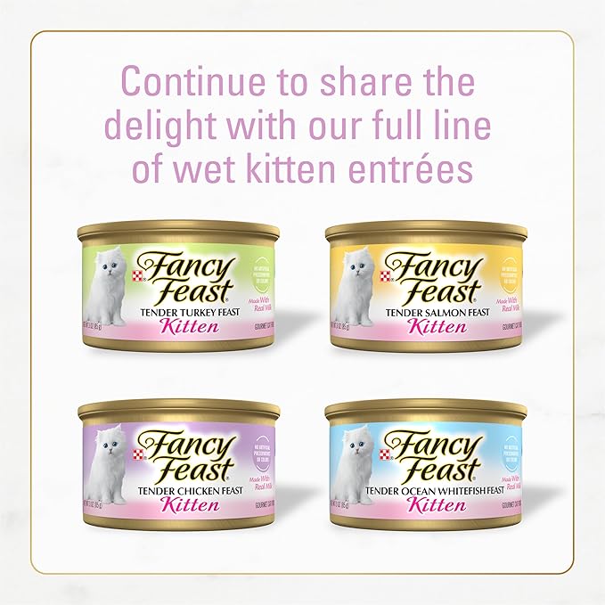 Purina Fancy Feast Kitten With Savory Chicken and Turkey Kitten Dry Food - 3 lb. Bag