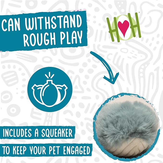 HuggleHounds Wee Huggles Plush Dog Toy - Dog Stuffed Animal Toy, Squeaky Puppy Plush for Small and Medium Sized Dogs, Durable Plushes to Keep Them Busy - Mobie Whales (Pack of 3)