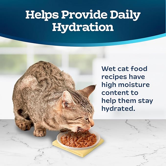 Blue Buffalo Tastefuls Flaked Wet Cat Food, Made with Natural Ingredients, Fish and Shrimp Entrée in Gravy, 5.5-oz Cans (24 Count)