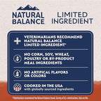 Natural Balance Limited Ingredient Adult Grain-Free Dry Dog Food, Salmon & Sweet Potato Recipe, 24 Pound (Pack of 1)