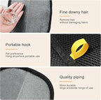 2 Pack Electrostatic Pet Hair Removal Gloves, 2025 New Upgrade Magic Brush Pet Hair Remover Tool, Washable Reusable Cats and Dogs Grooming Gloves for Laundry, Couch, Car Seat, Furniture