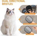 Electrostatic Pet Hair Remover Glove, Reusable Pet Hair Removal Glove for Dog & Cat Grooming, Double Sided Static Pet Hair Fur Remover Tool Mitt Gloves, Pet Hair Cleaning Glove for Dogs & Cats (2PCS)