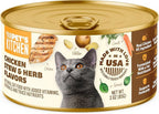 YOUR PET'S KITCHEN Canned Wet Cat Food, Chicken Stew & Herb Flavors - 3 oz Cans (Pack of 24), Made in The USA with Real Chicken