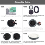 Love's cabin Round Donut Cat and Dog Cushion Bed, 36in Pet Bed for Cats or Small Dogs, Anti-Slip Water-Resistant Bottom, Super Soft Durable Fabric Pet beds, Washable Cat Dog Bed Stripe Bluish Grey